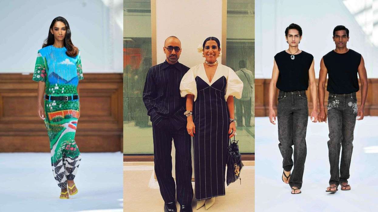 Amrita Khanna and Gursi Singh take Indian childhood memories to London Fashion Week with Bata chappal heels