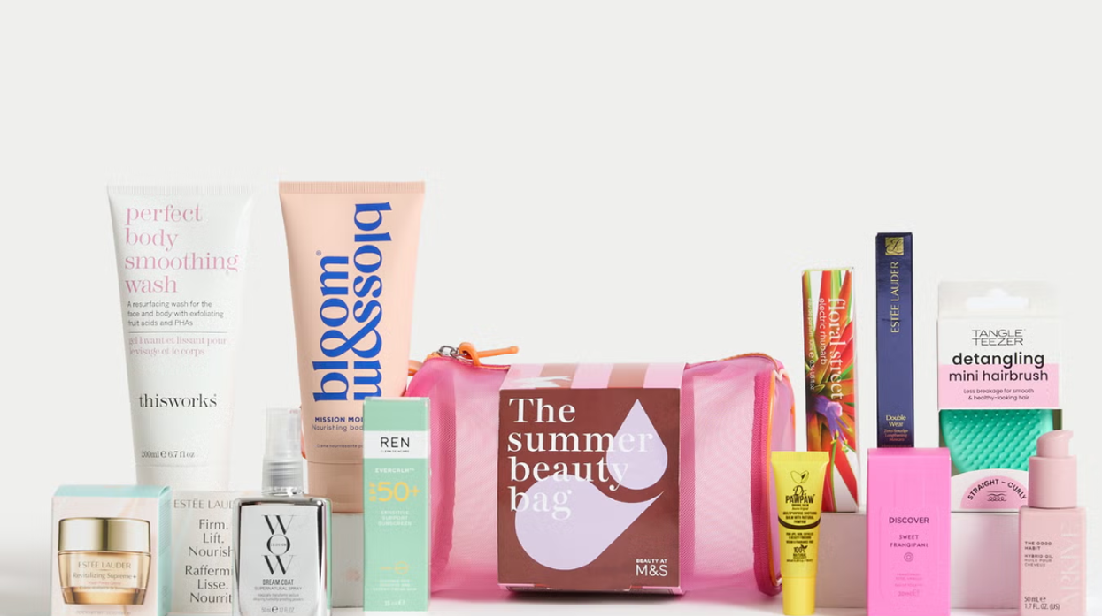M&S summer beauty bag
