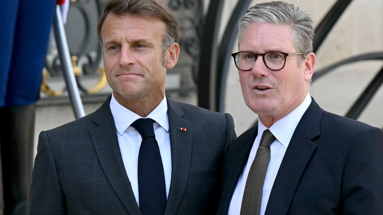 Macron and Starmer also discussed the situation in the Middle East, reiterating their call for an immediate ceasefire between Israel and Hamas in Gaza. (Photo: Getty Images)