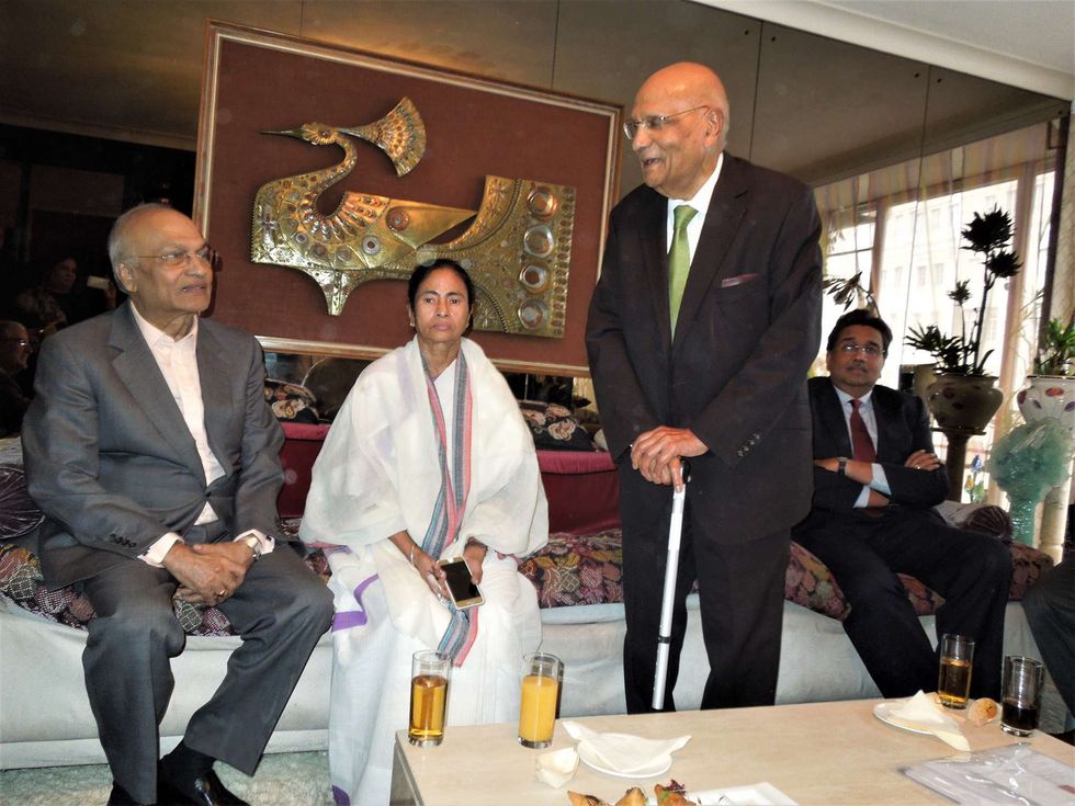 Mamata Banerjee & Lord Swraj Paul