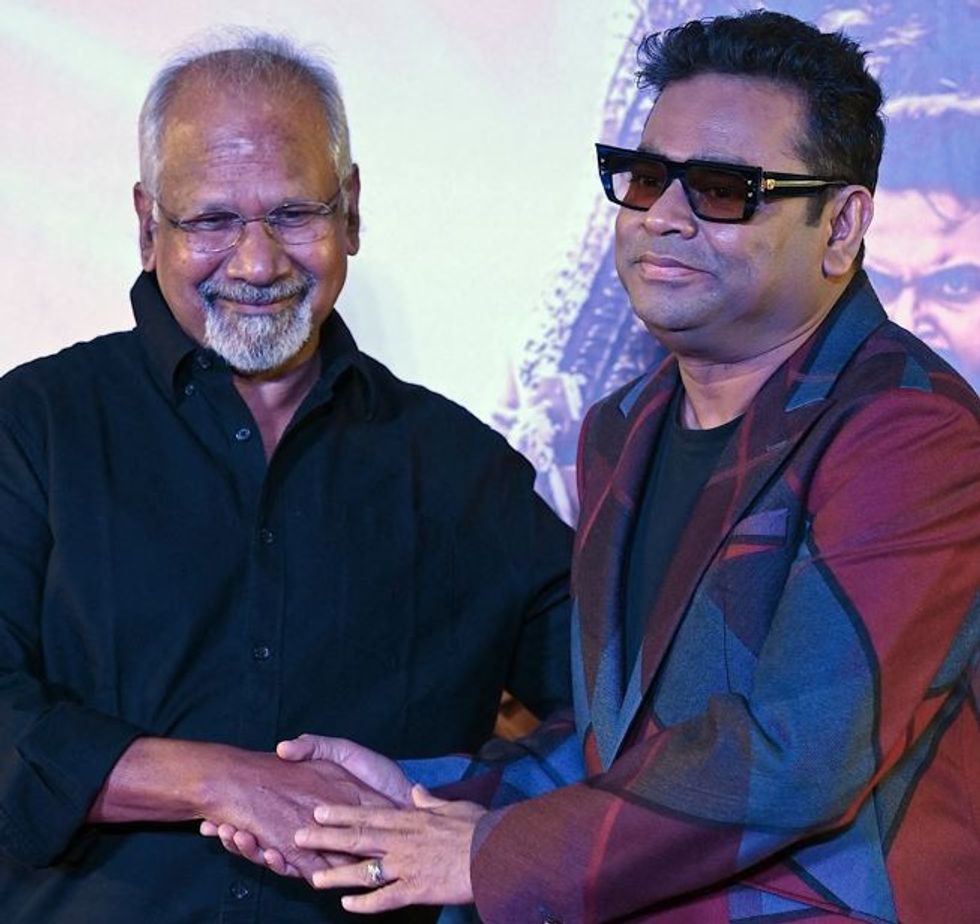 Mani Ratnam AR Rahman credit SUJIT JAISWAL AFP via Getty Images