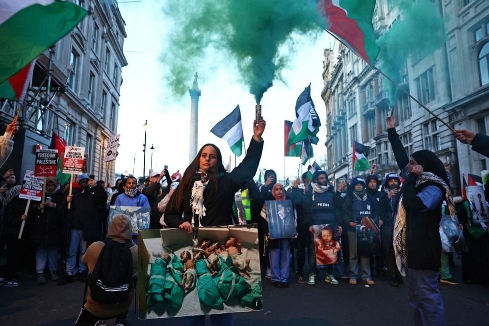 Massive London protest demands permanent ceasefire in Gaza