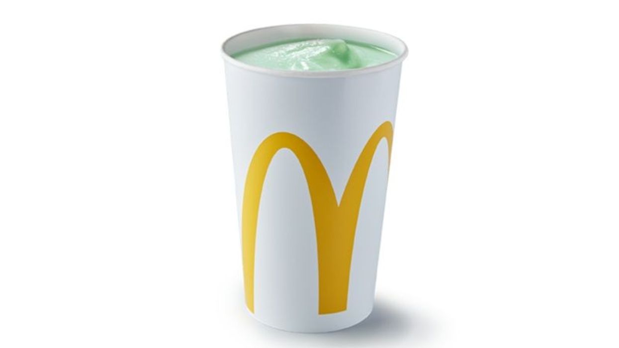 McDonald's Shamrock shake
