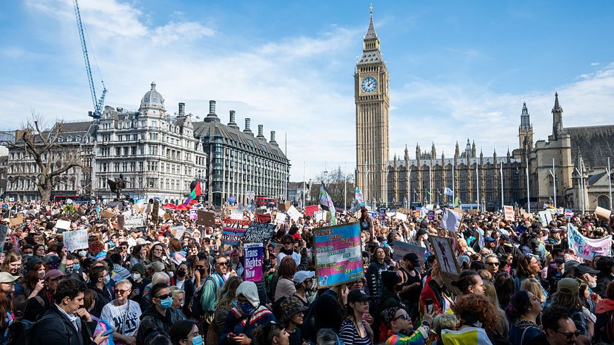 Thousands rally in UK for trans rights after landmark ruling