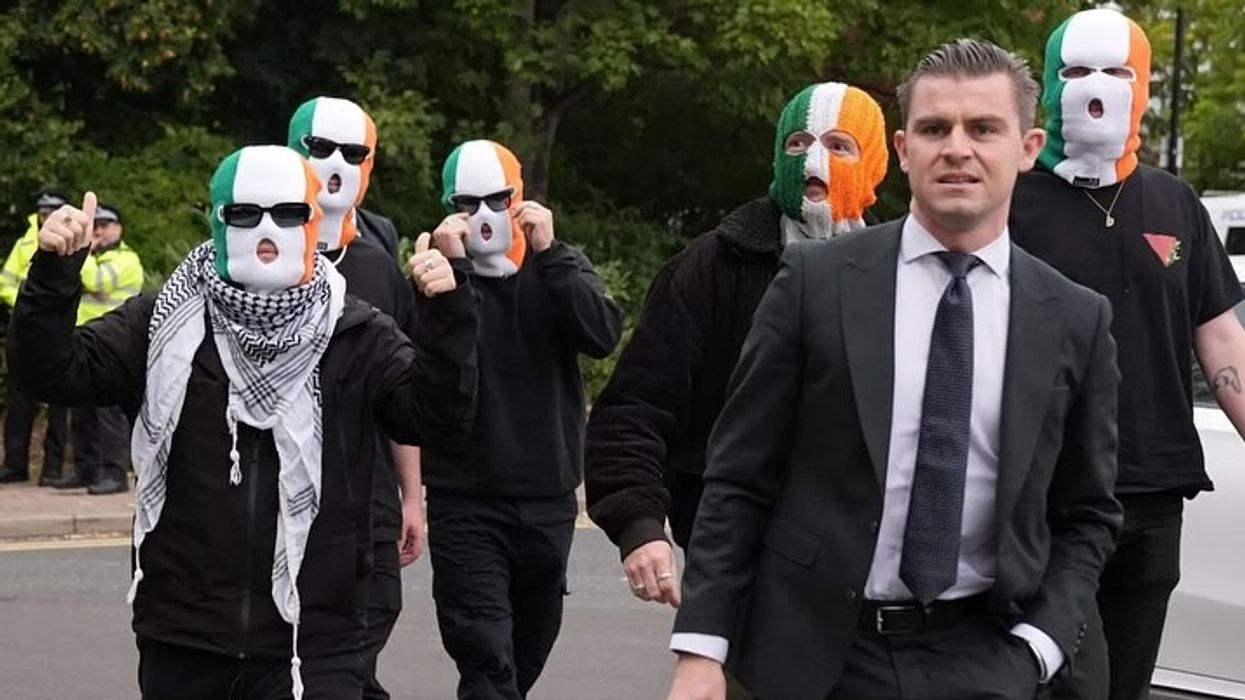 Mo Chara celebrates outside Woolwich Crown Court