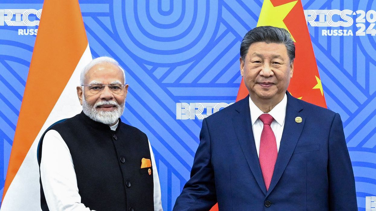Modi and Xi Jinping