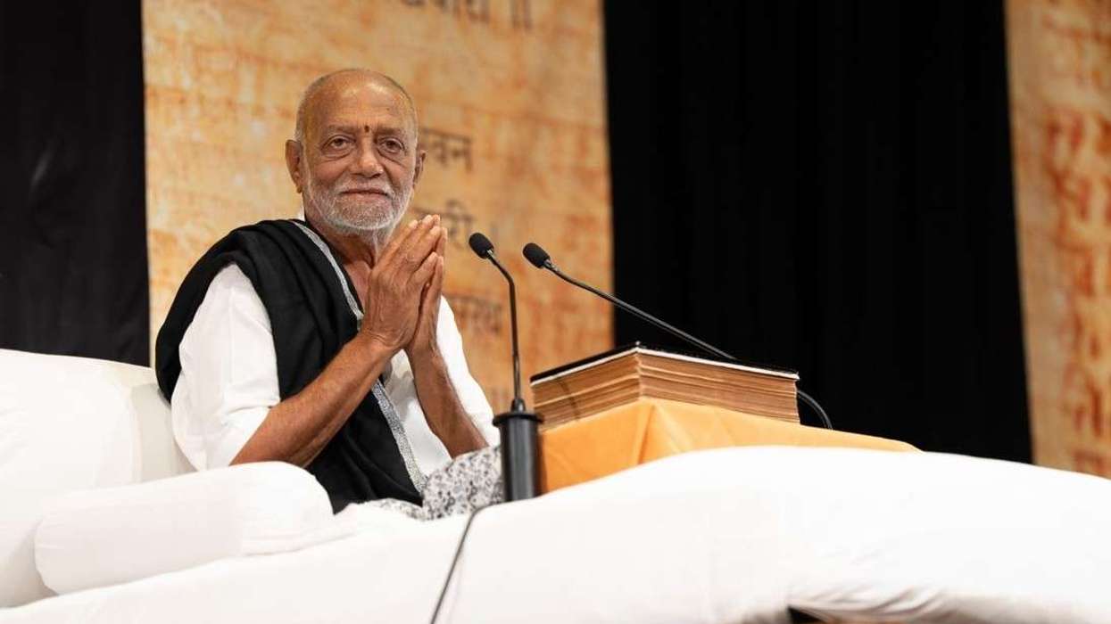 Morari Bapu brings Ram Katha to Harvard in landmark gathering