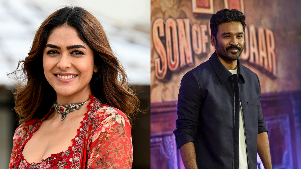 Mrunal Thakur and Dhanush