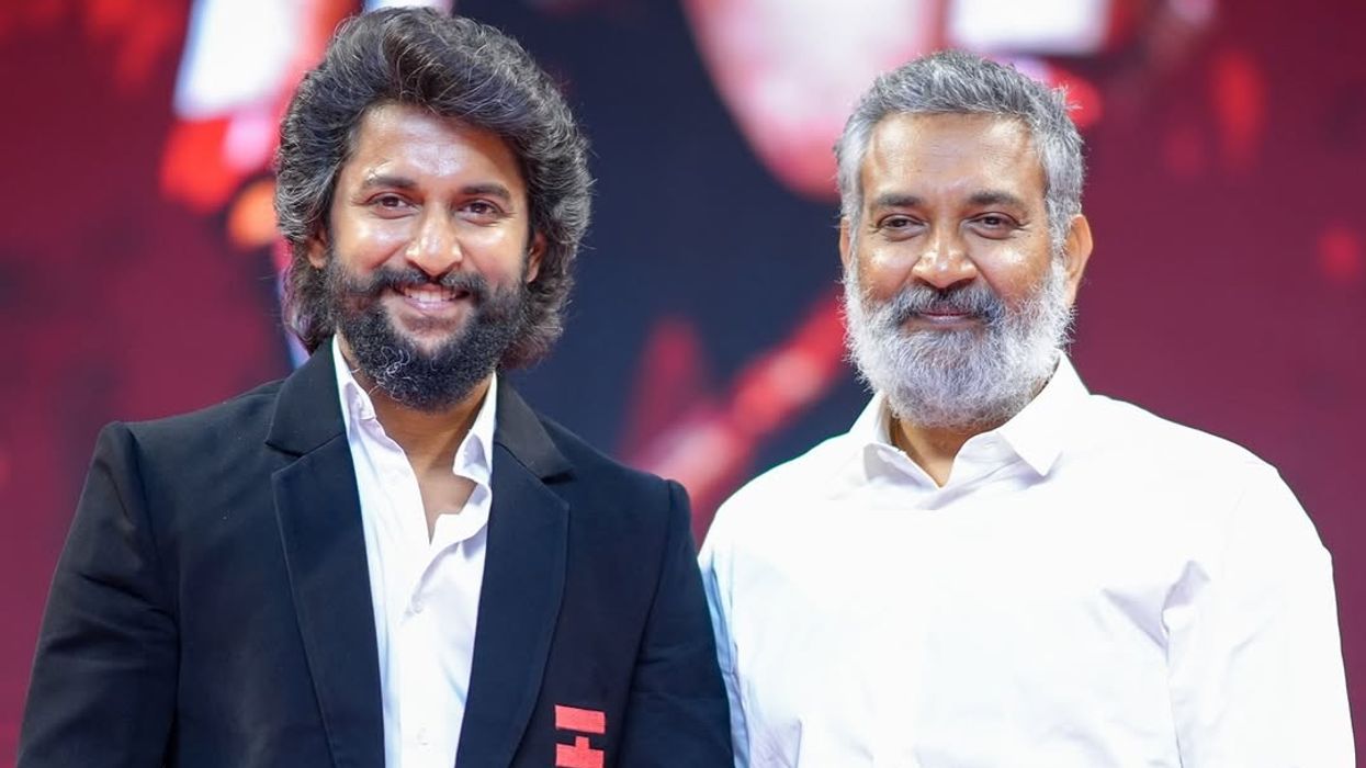 Nani and SS Rajamouli