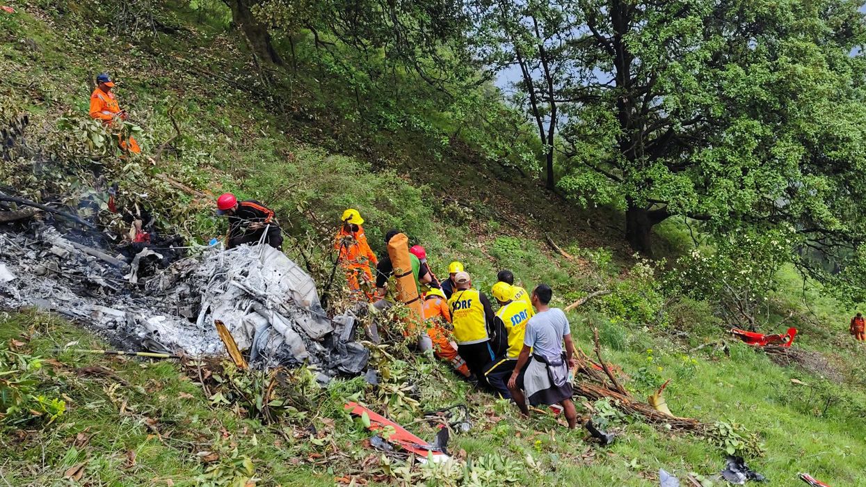 Helicopter crash in Himalayas kills seven, including toddler