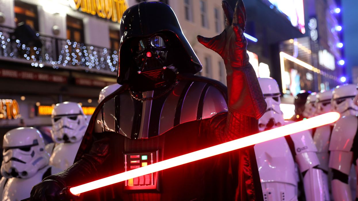 NHS worker Darth Vader