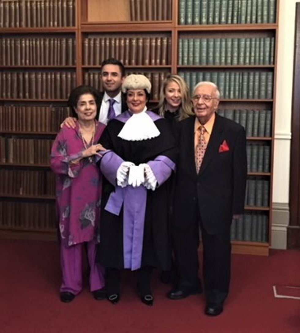 OBIT Rajni Kaul INSET Kaly Kaul with her parents Rajni and Mahendra