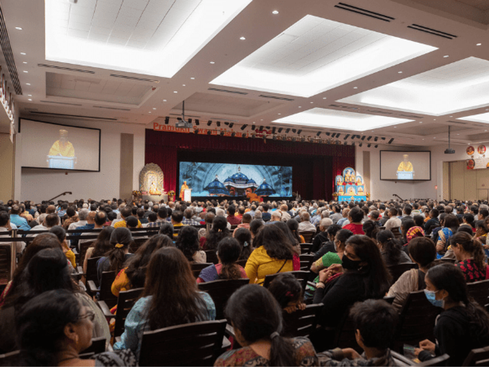 Over 115 representatives from 50 Hindu Mandirs and organizations, guests and scholars were present during the inauguration of the BAPS Swaminarayan Research Institute in Robbinsville, New Jersey, US