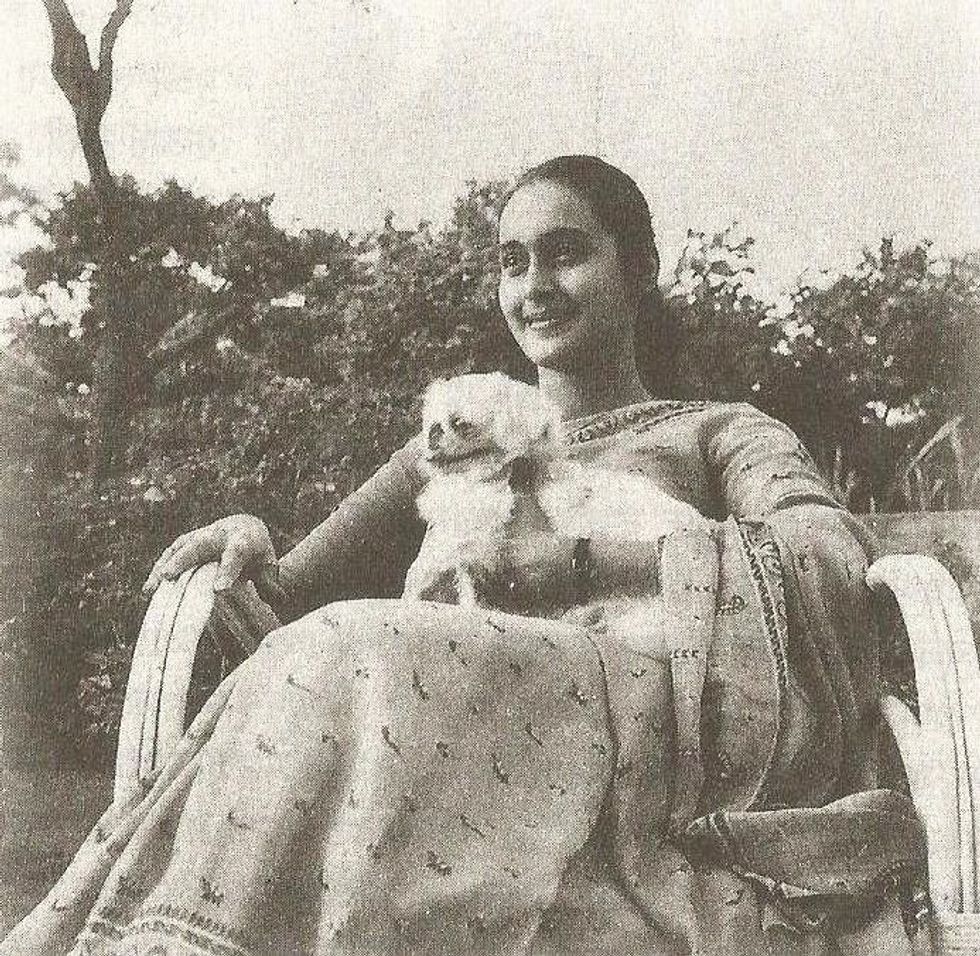 P Nutan 618 with poodle