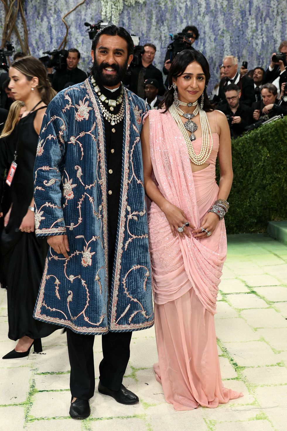 Padmanabh Singh and Gauravi Kumari at Met Gala 2026