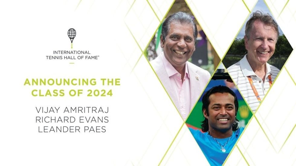 Paes Amritraj enter International Tennis Hall of Fame as first Asian male inductees 3 people