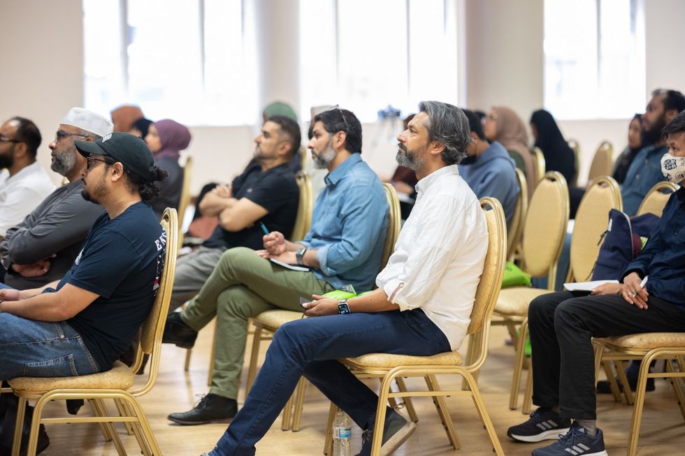 Page 7 top story inset 2 Hajj seminar at London muslim centre @CBHUK