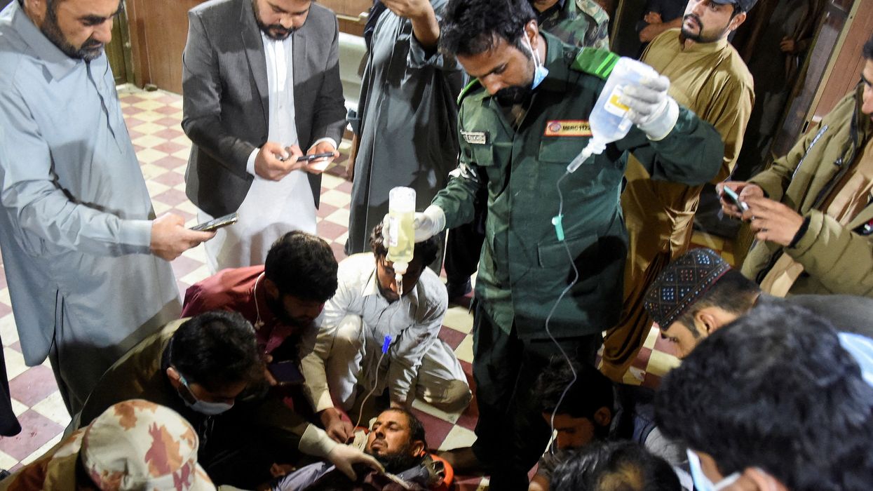 pakistan train siege reuters