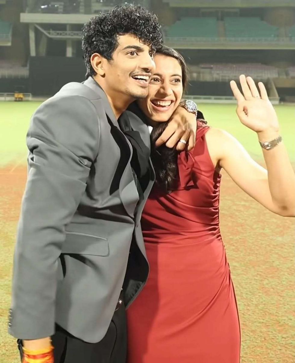 Palaash Muchhal and Smriti Mandhana