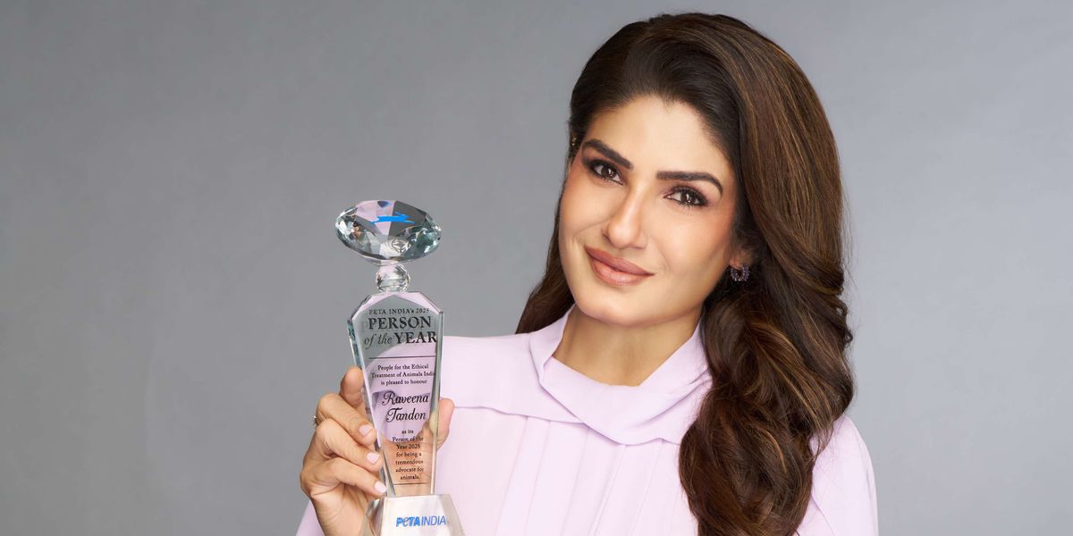 News 22 Raveena Tandon named PETA India Person of the Year for her direct action on animal cruelty and wildlife safety