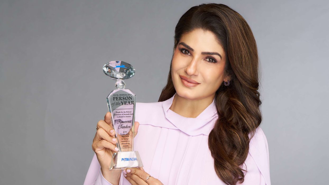 Raveena Tandon named PETA India Person of the Year for her direct action on animal cruelty and wildlife safety