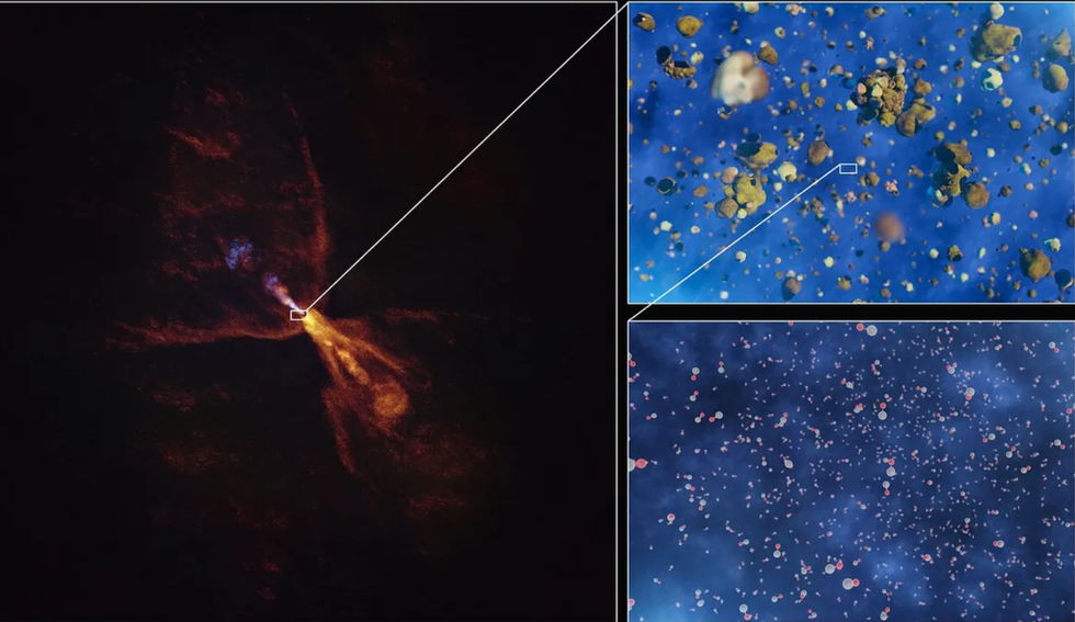 planet birth around infant star HOPS-315