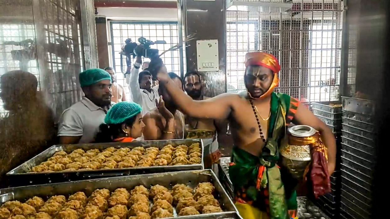 Outrage in India prompts inquiry into use of animal fat in Tirupati temple laddus