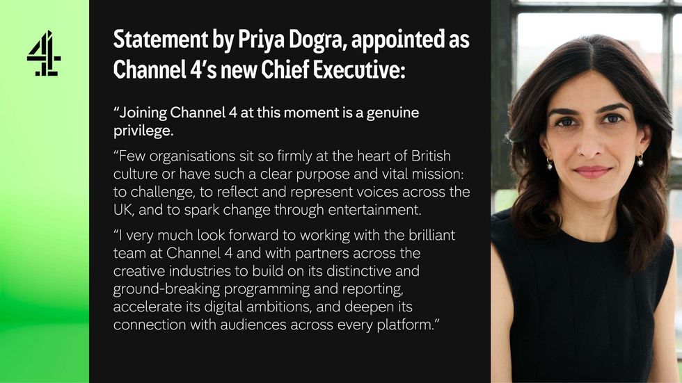 Priya Dogra Channel 4