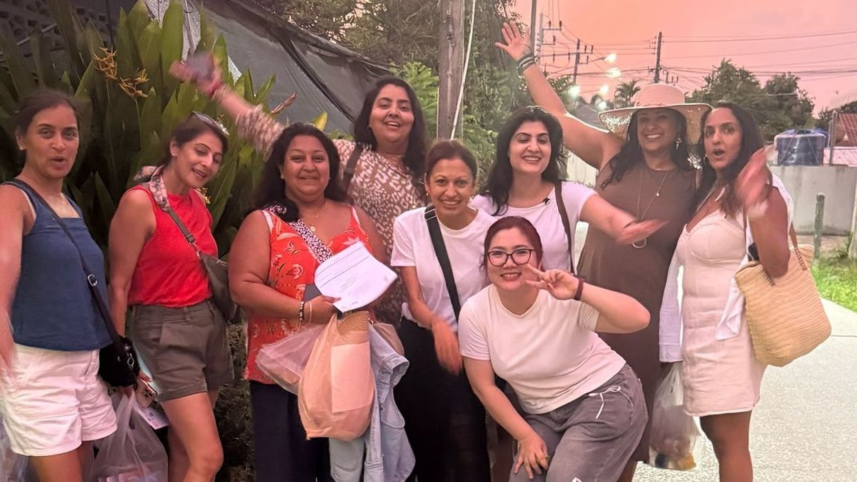 Priya Mulji with participants