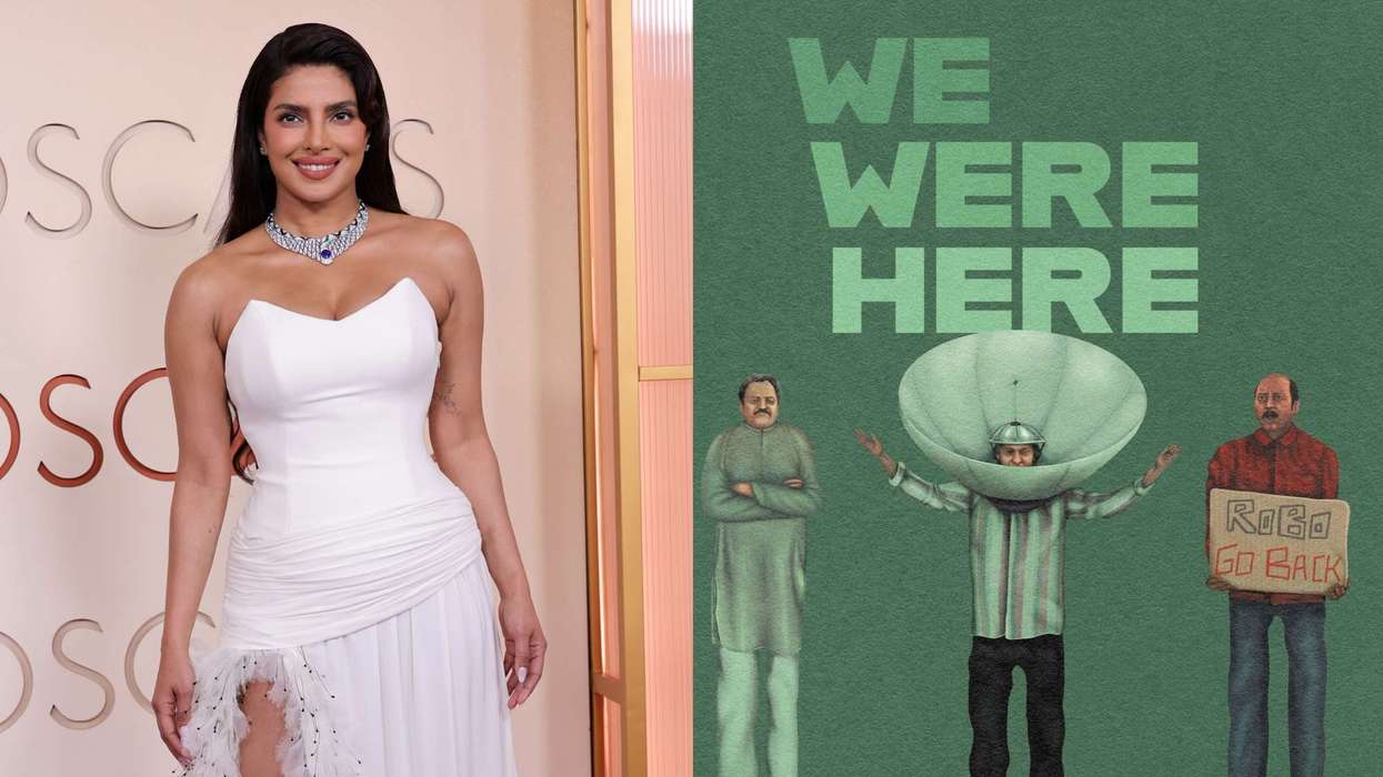 Priyanka Chopra and 'We Were Here' poster