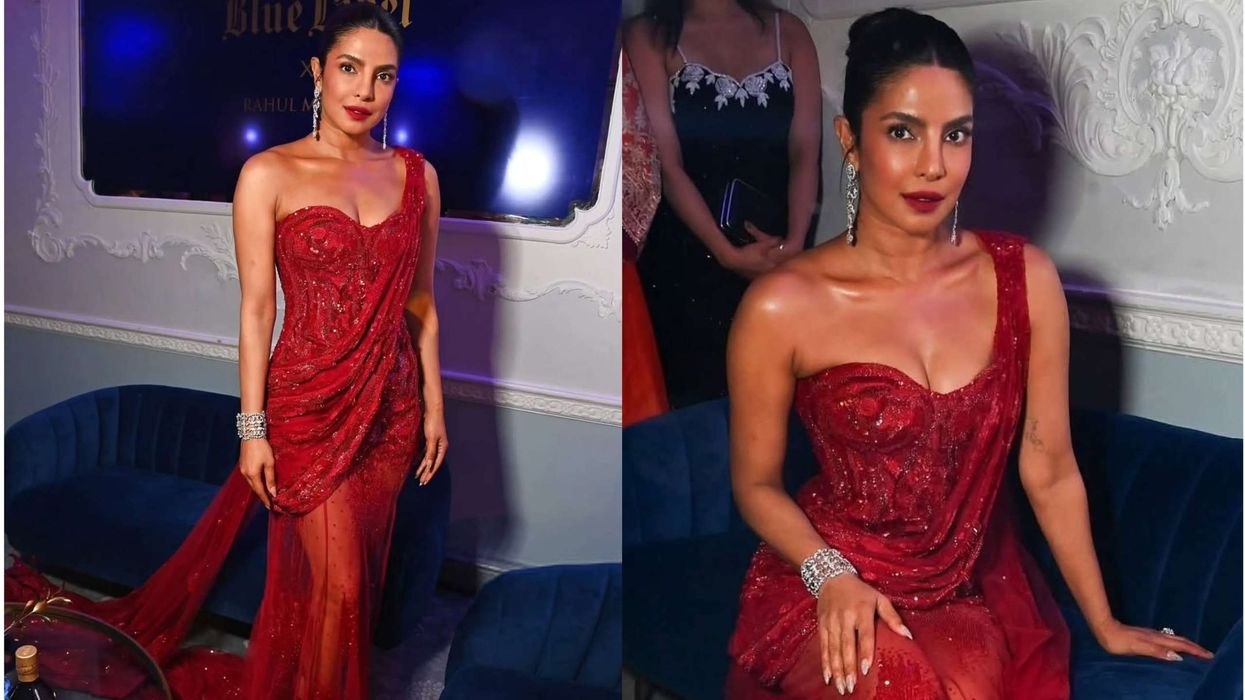 Priyanka Chopra owns London Diwali night in red as she praises women creators and keeps it real