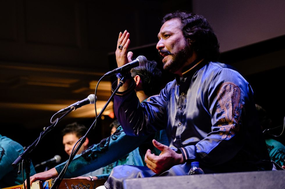 Qawwali brothers Rizwan and Muazzam Ali Khan