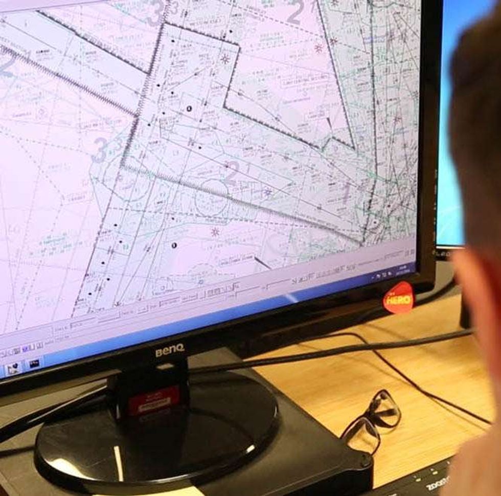 RAF air cartographers design