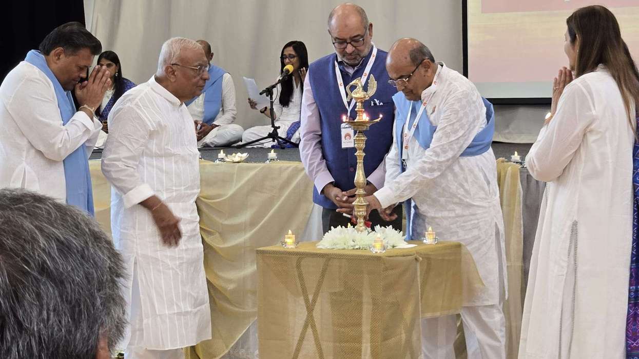 Bhaishree inspires devotees as Raj Saubhag Mandal UK marks 50 years