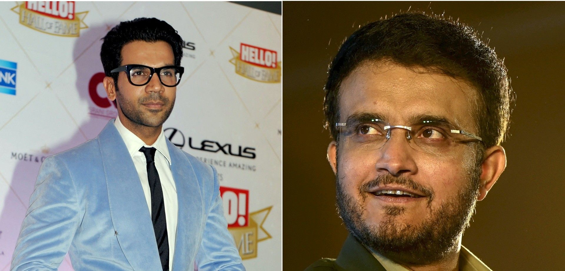 Rajkummar Rao and Sourav Ganguly