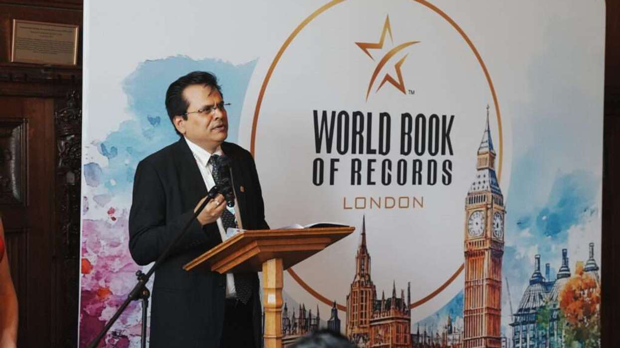 Rakesh K Shukla honoured at UK Parliament for promoting India's spiritual heritage