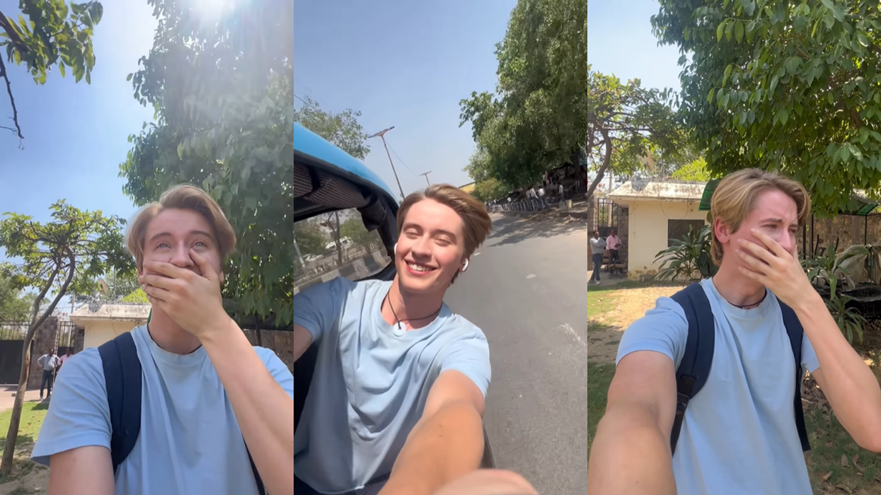 Ralph Leng emotional visit to childhood home in India