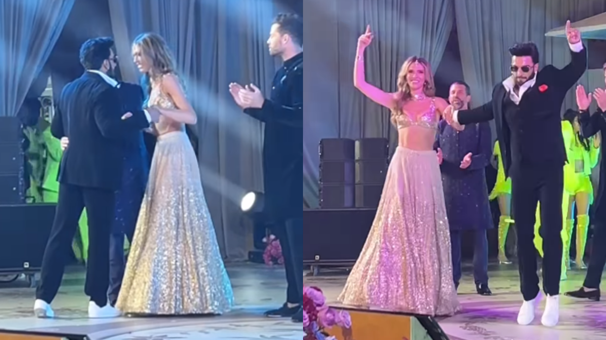 Ranveer Singh dances with Donald Trump Jr’s partner