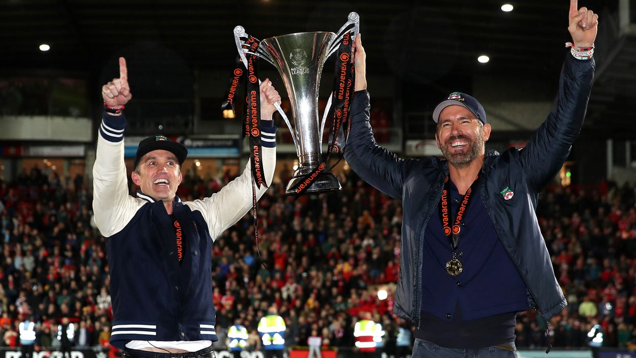 Reynolds and McElhenney, who became co-owners of Welsh football club Wrexham in 2020, have overseen the club’s promotion to the Football League. (Photo: Getty Images)
