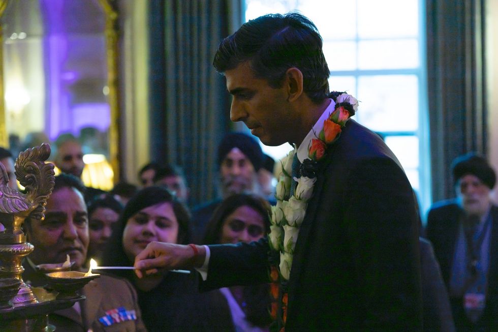Rishi Sunak hosts diwali reception at No 10 Downing street