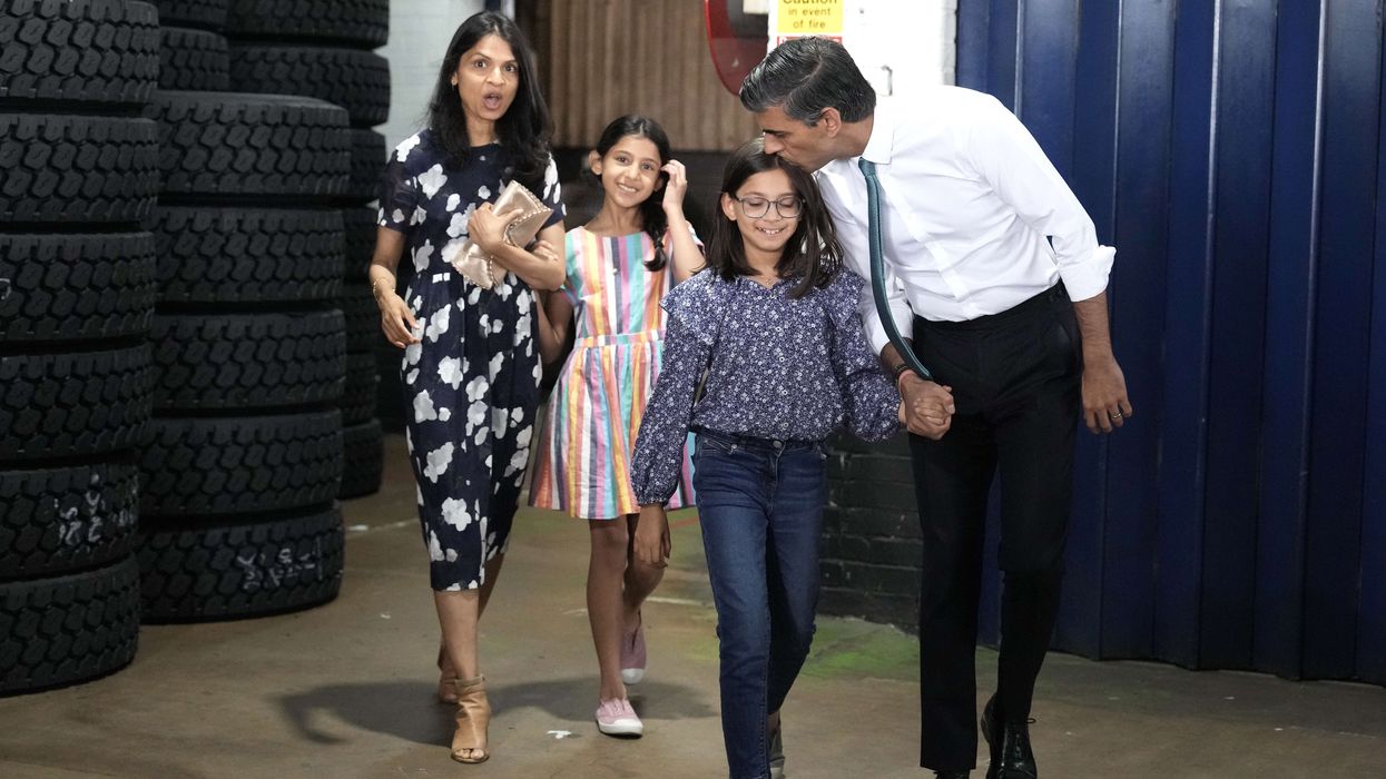 Rishi Sunak with family