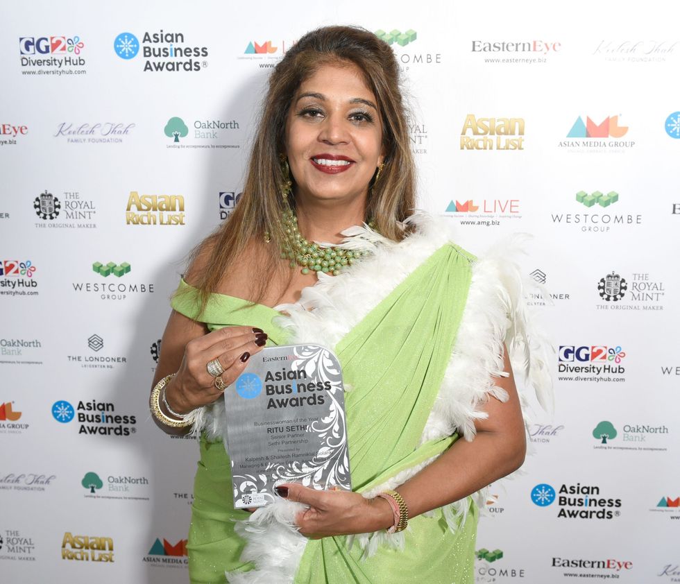 Ritu Sethi businesswoman Asian Business Awards 2021 Winners 012