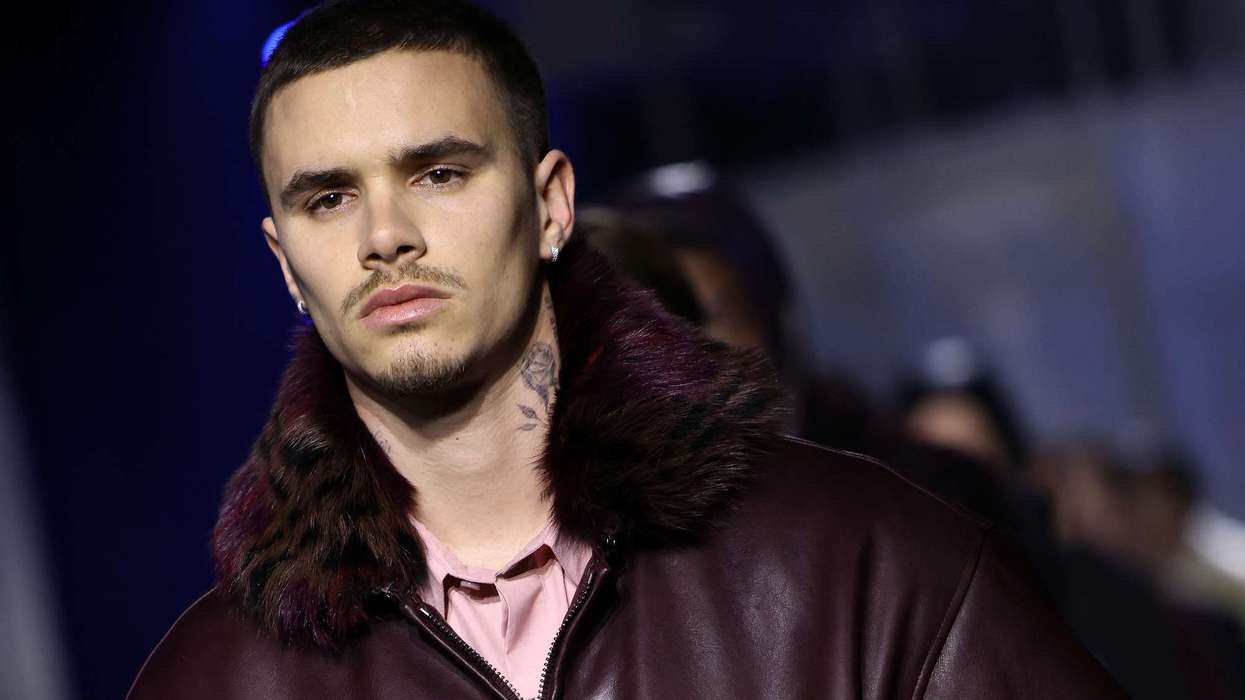 Romeo Beckham Burberry London Fashion Week