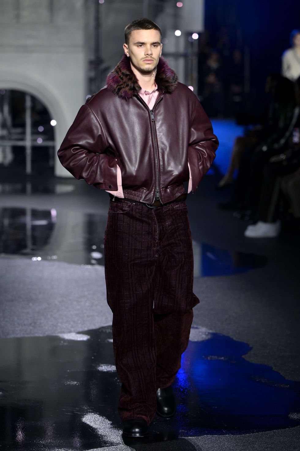 Romeo Beckham Burberry London Fashion Week