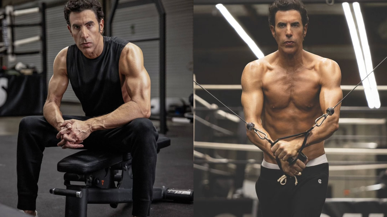 Sacha Baron Cohen Marvel body