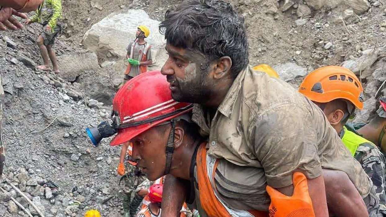 Nepal floods: Trapped man who chanted 'Hare Krishna' for nine days rescued on Lord's birthday