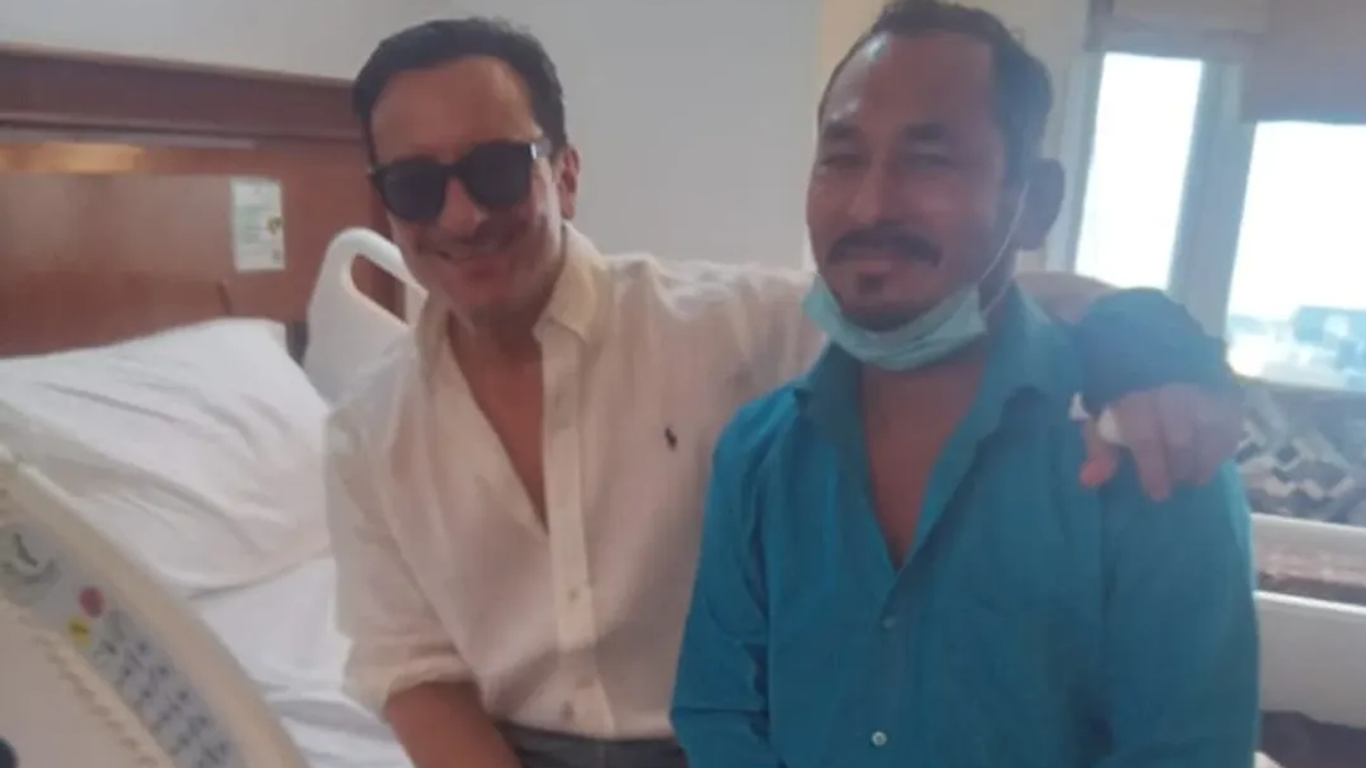 Saif Ali Khan reunites with the auto rickshaw driver who saved his life