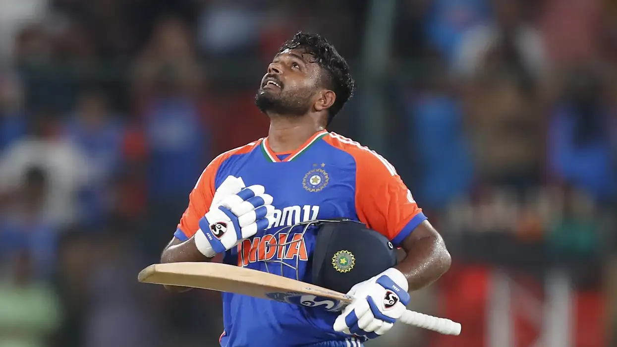 Samson was named player of the match, with his standout performance highlighted by hitting five consecutive sixes off leg-spinner Rishad Hossain. (Photo: X/@BCCI)