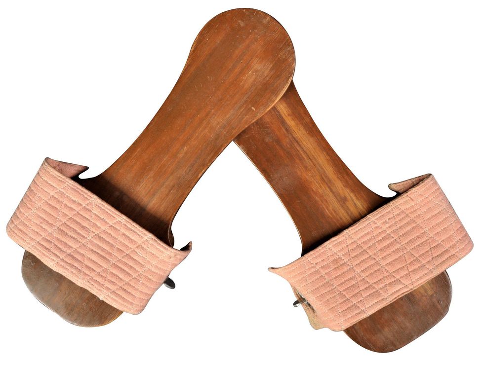 Sandals made by the leader