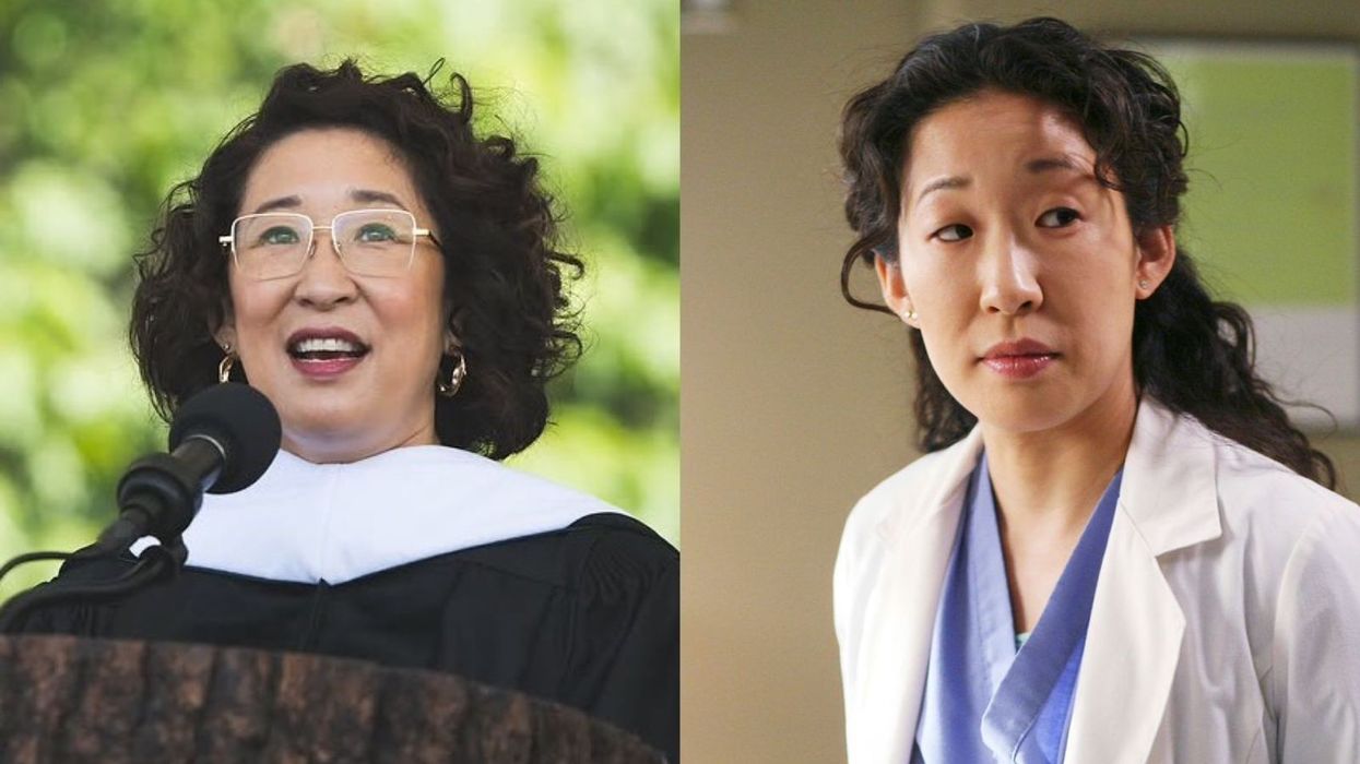Sandra Oh channels Cristina Yang as she becomes a ‘doctor for real’ at Dartmouth and tells grads to dance it out